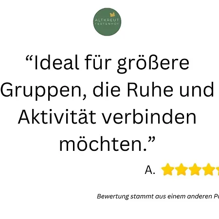 Altkreut Festenhof, 2 Grosse Fuer Gruppen Bis 19 Personen, Nahe Muenchen * Wessobrunn