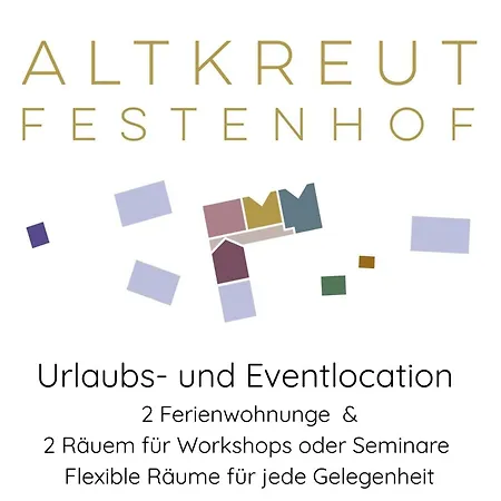 Apartmán Altkreut Festenhof, Linde Und Kastanie, 2 Grosse Fewos Fuer Gruppen Bis 19 Personen Ruhig Und Naturnah, 60 Min Von Muenchen Wessobrunn